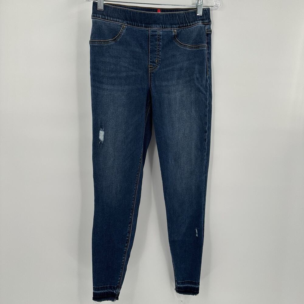 Spanx Jeans Women Medium Blue Ankle Skinny High Rise Shaping Core Control‎